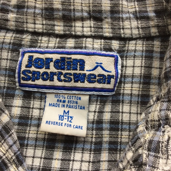 Jordin Sportswear Boys Collared Button Down Shirt - Picture 6 of 7